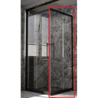 1/2 Душевого угла Veconi PTC-20B Арт. PTC20-B-90-01-C4 (900*2000мм, черный мат.) Стекло прозр/8мм