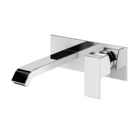 Смеситель для раковины однорычажный, без донного клапана  PORTA-BLI-01-W0 Хром ручка  Хром Cezares