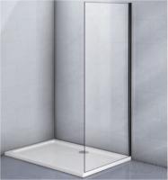 Фиксированная боковая панель без верхнего и нижнего профиля KP03B-100-01-C5 1000x1950 Цвет профиля Чёрный Стекло Прозрачное Veconi