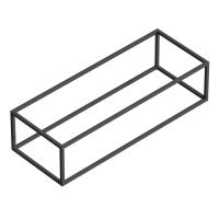 Одноярусный подвесной стальной каркас под раковину (Сварной) CADRO 120x46x30 Nero CADRO-120/46/30-1C-SO-MET-ST CEZARES