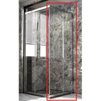 1/2 Душевого угла Veconi PTC-20CH Арт. PTC20-CH-110-01-C4 (1100*2000мм, хром) Стекло прозр/8мм