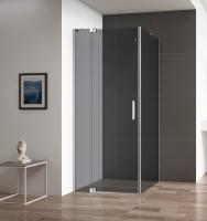 Душевой уголок прямоугольный.     SLIDER-AH-1-100-90/100-GRIGIO-Cr (900-1000)x1000x1950 Cezares